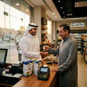كل ليلة، كان يسرق ثلاث علب حليب رخيصة… لكن عامل الليل الفقير خلّى صاحب المحل الكويتي ينهار بالبچي يوم فتح القارورة الزجاجية اللي تركها وقت الفجر!